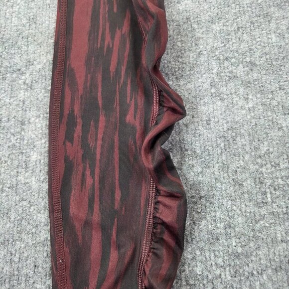 Lululemon Speed Tight IV Leggings Womens 4 Painted Animal Bordeaux Black Running - Picture 5 of 13